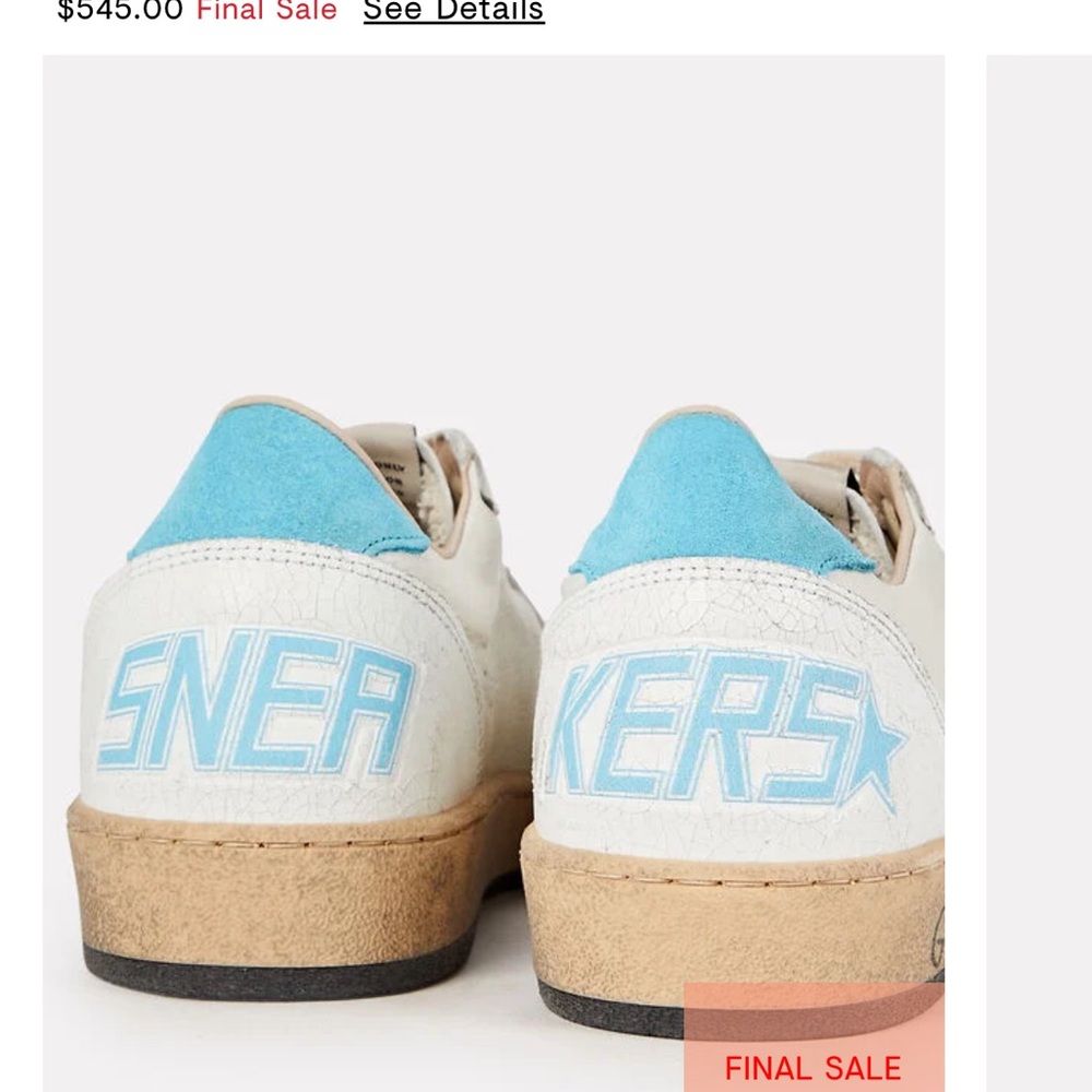 Blue and white ball star golden goose !